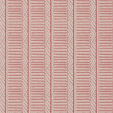 Wallpaper MONTECITO STRIPE AT78722 Red - ANNA FRENCH
