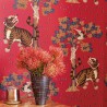 Papel Pintado KALAMKARI VINE AT78738 Blue White - ANNA FRENCH