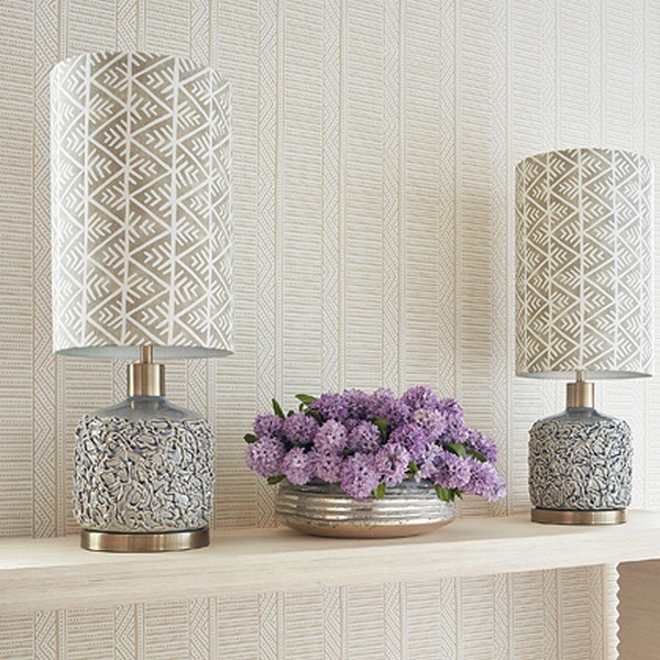 Wallpaper MONTECITO STRIPE AT78768 Robin´s Egg - ANNA FRENCH