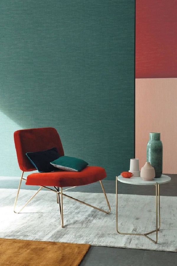 Papel de parede SHINOK 73810518 VERT DE GRIS - CASAMANCE
