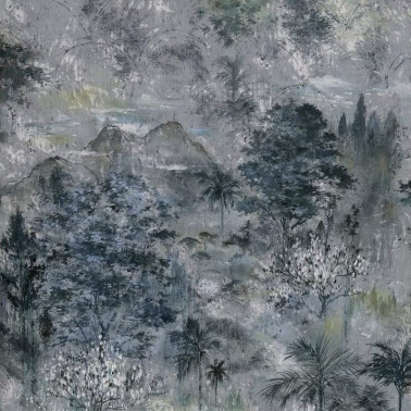 Wallpaper GLASS MURAL 7800990 Silver - COORDONNE