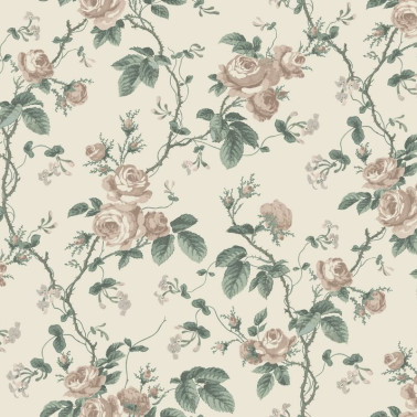 Carta da Parati FRENCH ROSES 7211 - BORAS TAPETER