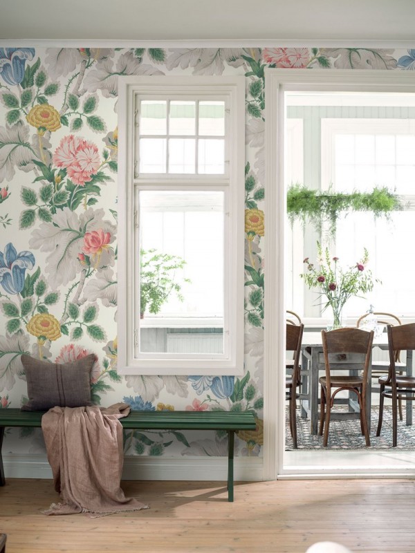Wallpaper CARNATION GARDEN MURAL 7236 - BORAS TAPETER
