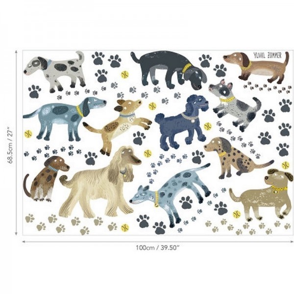 Carta da Parati W590-01 WALKIES WALL STICKERS - VILLANOVA