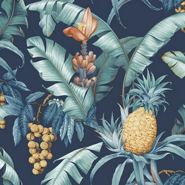 Tapete TP80002 PINEAPPLE FLORAL - WALLQUEST