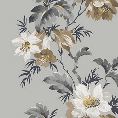 Wallpaper TP81608 FLOWER STRIPE - WALLQUEST