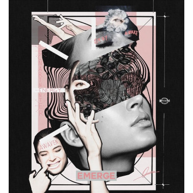 Papel de parede COLLAGE 18087-2 - LONDON ART