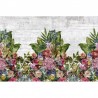 Papier peint R15762 FLOWER BURST, CONCRETE - REBEL WALLS