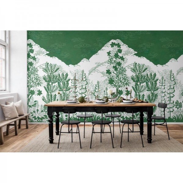 Papier peint R15721 EDEN, GREEN - REBEL WALLS