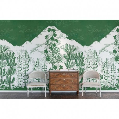 Papier peint R15721 EDEN, GREEN - REBEL WALLS