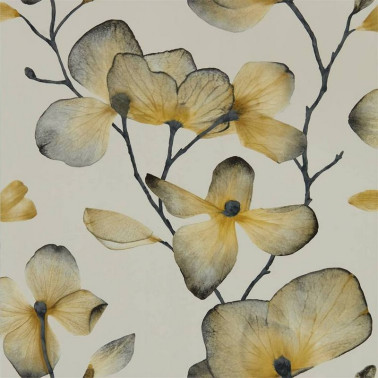 Wallpaper Kienze Ochre-Steel 111958 - Harlequin