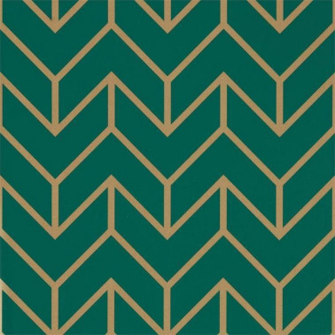 Carta da Parati Tessellation Teal-Gold 111985 - Harlequin