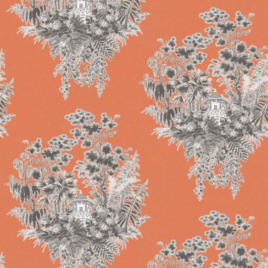 Papel de parede LCW-1036-002 VALJUNCO NARANJA - LORENZO CASTILLO