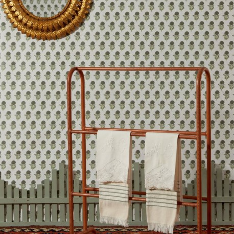Papel de parede LCW-1018-004 PLASENCIA OCRE - LORENZO CASTILLO