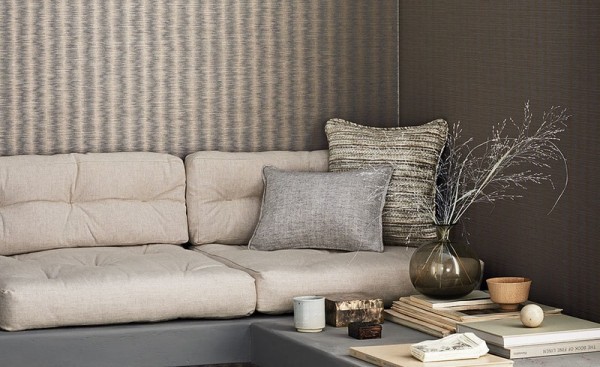 Tapete W419-04 Kutai Swedish Grey - ROMO