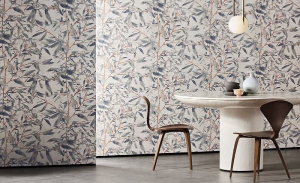 Papel Pintado W422-01 Sumba Swedis Grey - ROMO