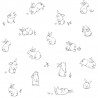 Tapete H0440 BUNNIES SKETCHES - LILIPINSO