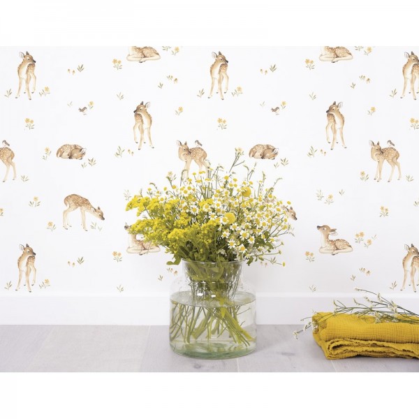 Carta da Parati H0542 MEADOW & FAWN - LILIPINSO