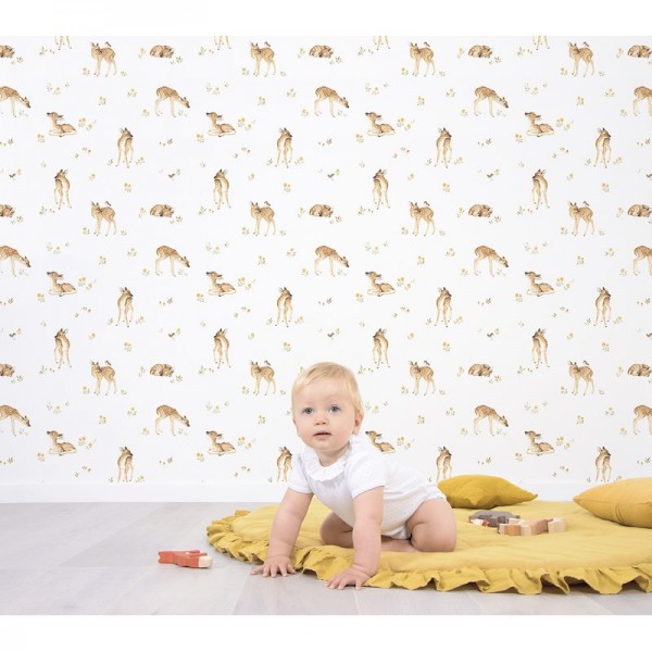 Carta da Parati H0542 MEADOW & FAWN - LILIPINSO