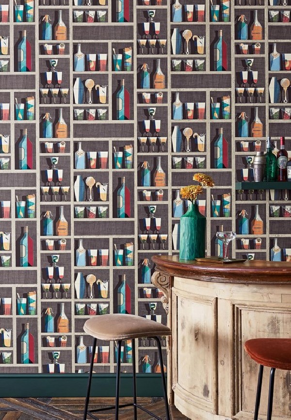 Papier peint Cocktails 114-23043 - COLE and SON