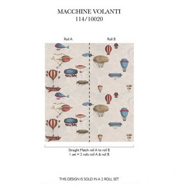 Papier peint Macchine Volanti 114-10020 - COLE and SON