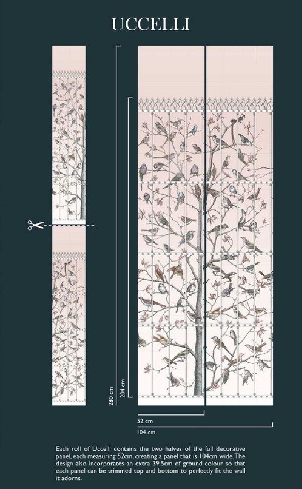 Carta da Parati Uccelli 114-11022 - COLE and SON