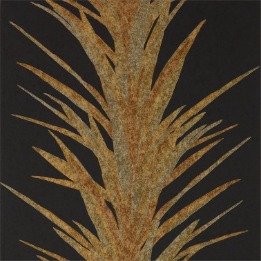 Wallpaper YUCCA DGLW216651 Charcoal/Gold - Sanderson