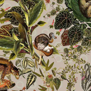 Papel de parede Menagerie of Extinct MO2073 - Arte