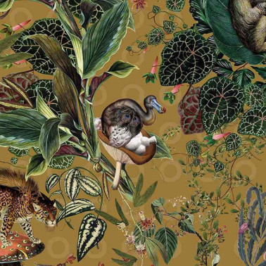 Papel de parede Menagerie of Extinct MO2074 - Arte