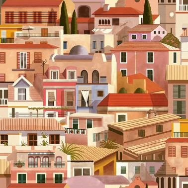Papier peint Valldemosa sunrise 8400050 - COORDONNE