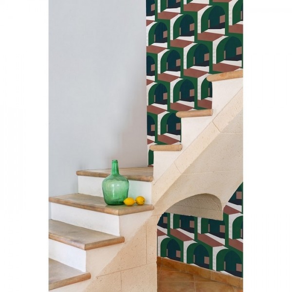 Papel Pintado Soller green 8400042 - COORDONNE