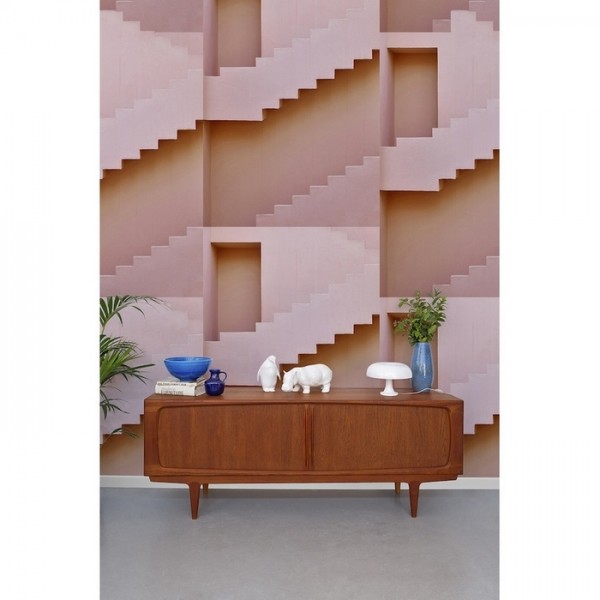 Wallpaper Alaró Pink Mural 8400120 - COORDONNE