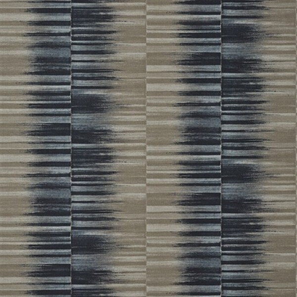 Mekong Stripe T10089 Charcoal et Taupe