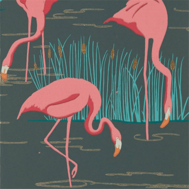 Papel Pintado Salinas 112156 Ebony Coral Lagoon - Harlequin