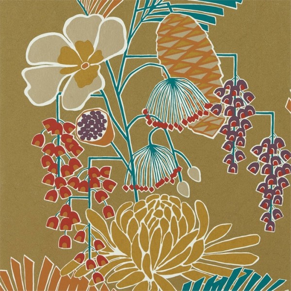 Papel de parede Salon 112152 Gold Russet Atlantic - Harlequin Papel de parede Salon 112152 Gold Russet Atlantic - Harlequin