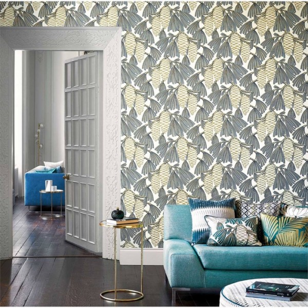 Tapete Foxley 112126 Fern Stone - Harlequin