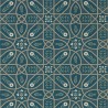 Papel de parede Brophy Trellis 216699 Deep Teal - MORRIS CO
