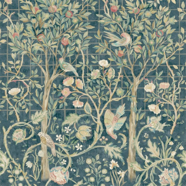 Papel de parede Melsetter 216706 Indigo Rose - MORRIS CO