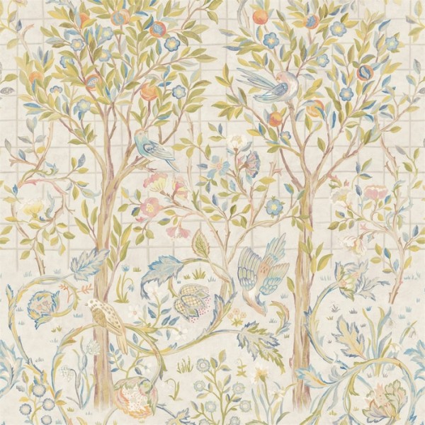 Papel de parede Melsetter 216707 Ivory Sage - MORRIS CO Papel de parede Melsetter 216707 Ivory Sage - MORRIS CO