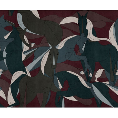 Papel de parede Murgese Horses 19044-01 - LONDON ART