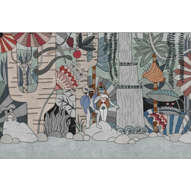 Papier peint Le Jardin de Délices 19034-03 - LONDON ART