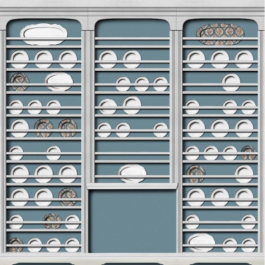 Wallpaper Buffet Chinois WDBC1902 - WALL AND DECO