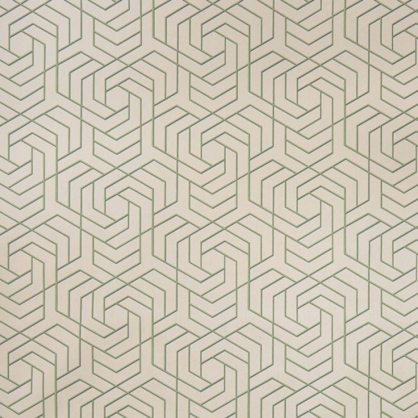 Papier peint Hexagon Trellis w7352-02 - OSBORNE and LITTLE Papier peint Hexagon Trellis w7352-02 - OSBORNE and LITTLE