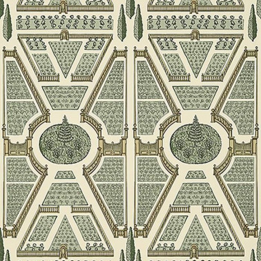 Carta da Parati AT9597 Aerial Garden - ANNA FRENCH