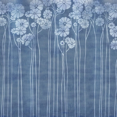Wallpaper GLDE123A DAISY BLUE - GLAMORA