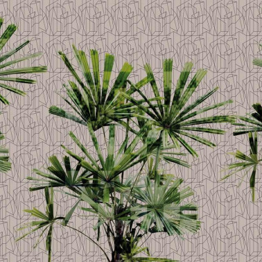 Wallpaper GLGE124A CUBIC PLANT - GLAMORA