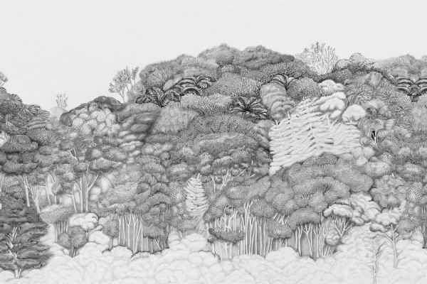 Papier peint Fleur Des Bois GLPA112B - GLAMORA