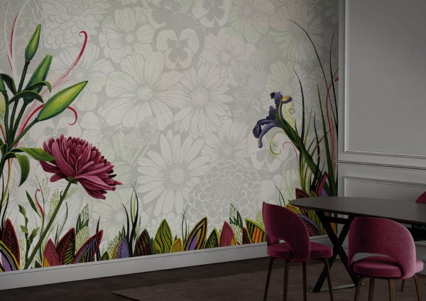 Papier peint GT63A-FLOWER - GLAMORA