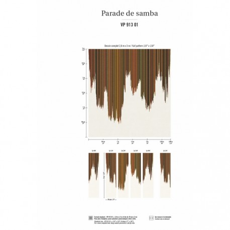 Wallpaper Perles Parade de Samba VP-913-01 - Elitis