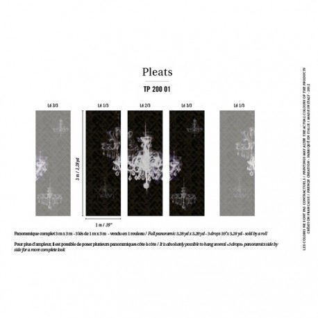 Carta da Parati Pleats Lux TP-200-01 - Elitis